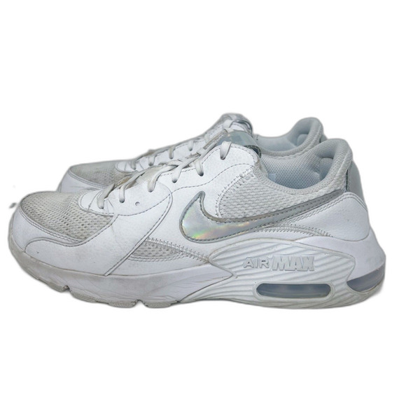 Nike Air Max Excee White Holographic Sneakers Running Shoes Athletic Size 9.5 - Picture 1 of 11